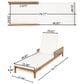 Hearth and Haven Outdoor Chaise Lounge in Beige (Set of 2), , large