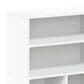HOMLUX 3-Tier Display Bookcase with Adjustable Shelves in White, , large
