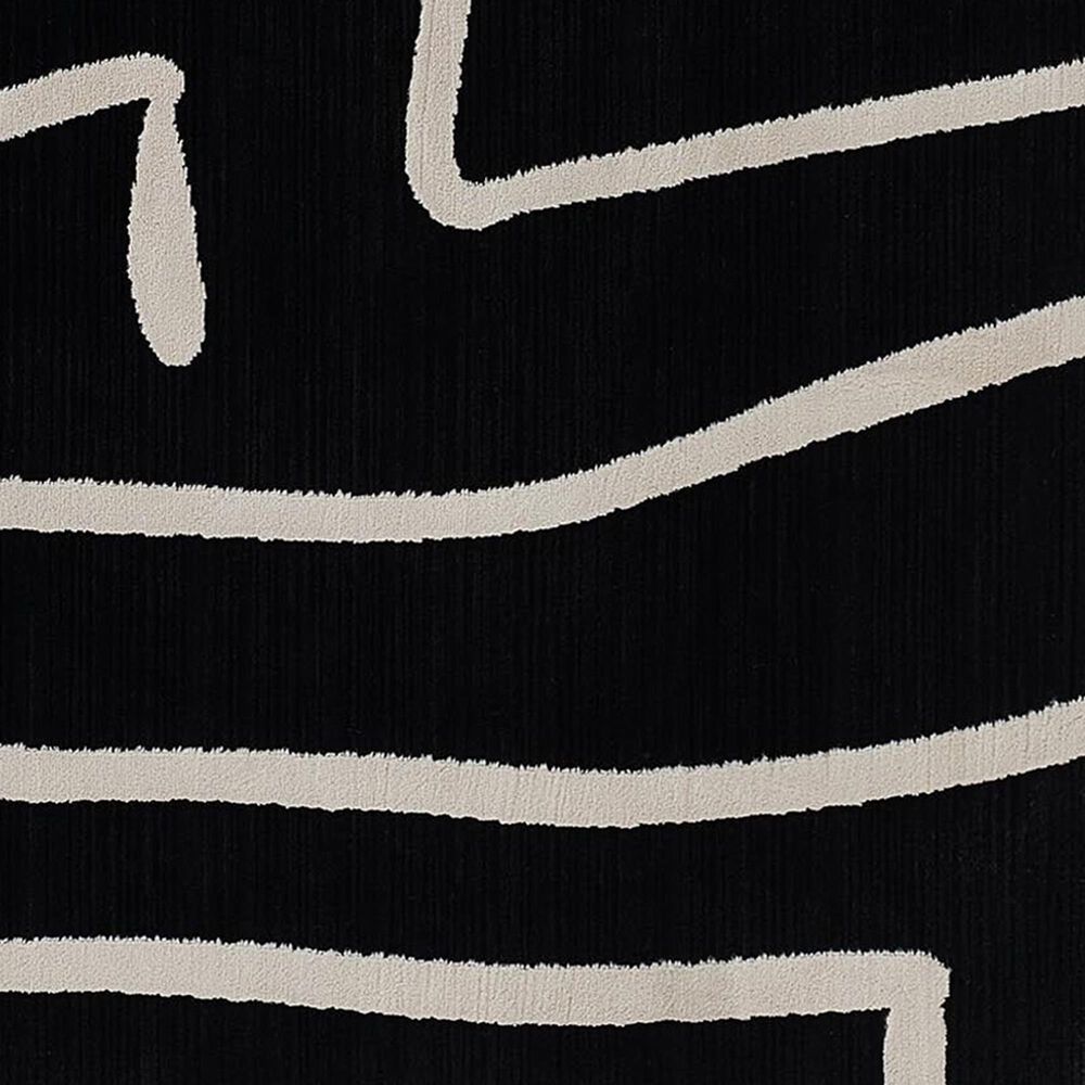 Momeni Noho Abstract 2&#39; x 3&#39; Black Area Rug, , large