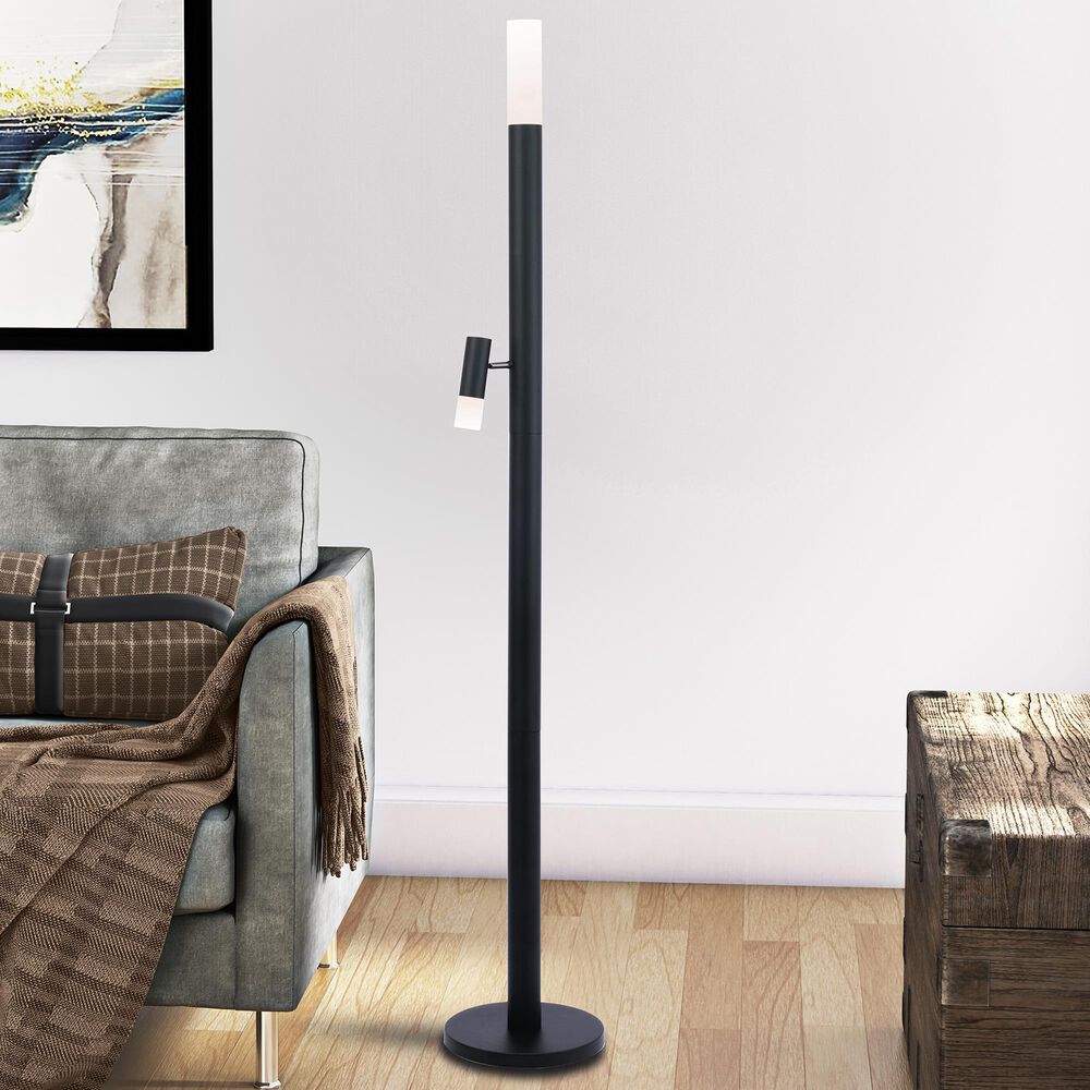 Lite Source Felinus LED Floor Lamp in Black, , large