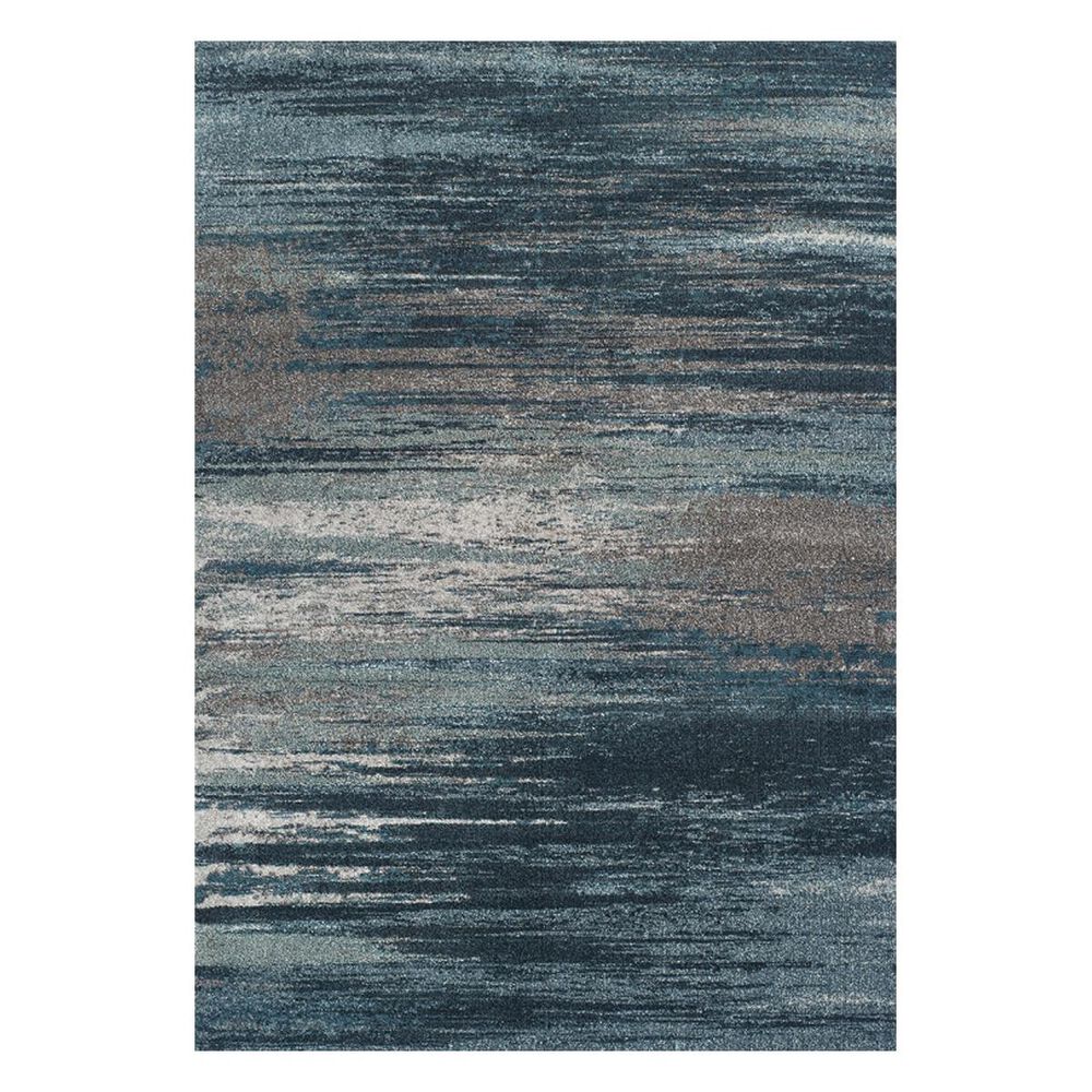 Dalyn Rug Company Modern Greys MG5993 3'3" x 5'3" Teal Area Rug, , large