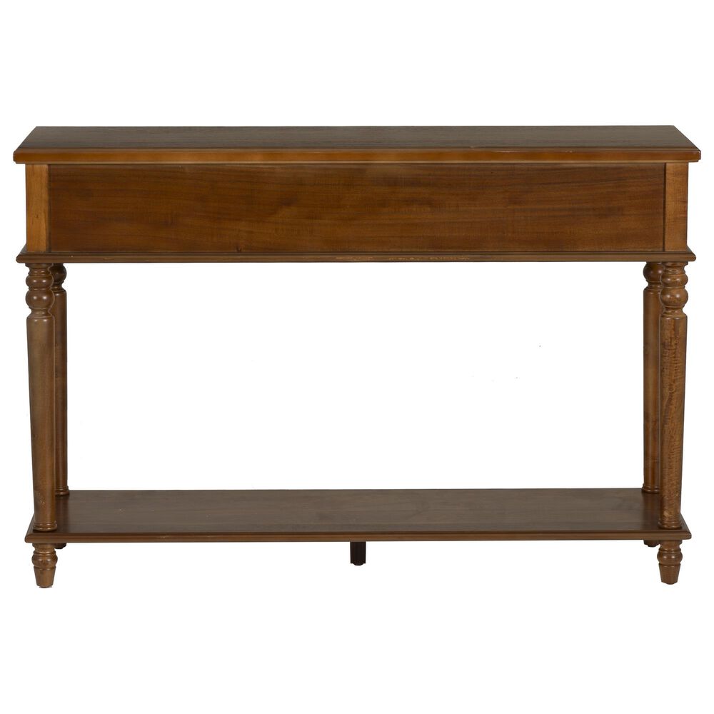 Linon Home Decor Mcghie Console Table in Hazelnut Brown, , large
