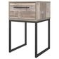 Ashley Neilsville 1-Drawer Nightstand in Whitewash and Dark Brown, , large