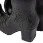 The Gerson Company 22"H Resin Halloween Witch Boots with Floral Arrangement in Black, , large