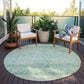 Dalyn Rug Company Portico PO1 Aloe 8" Round Area Rug, , large
