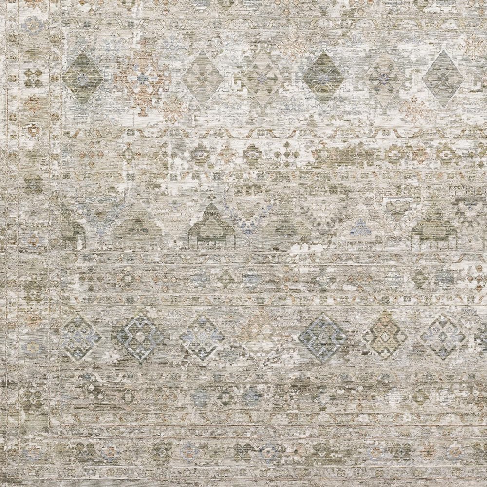 Oriental Weavers Avalon Southwestern Beige and Blue 3&#39;2&quot; x 5&#39; Area Rug, , large
