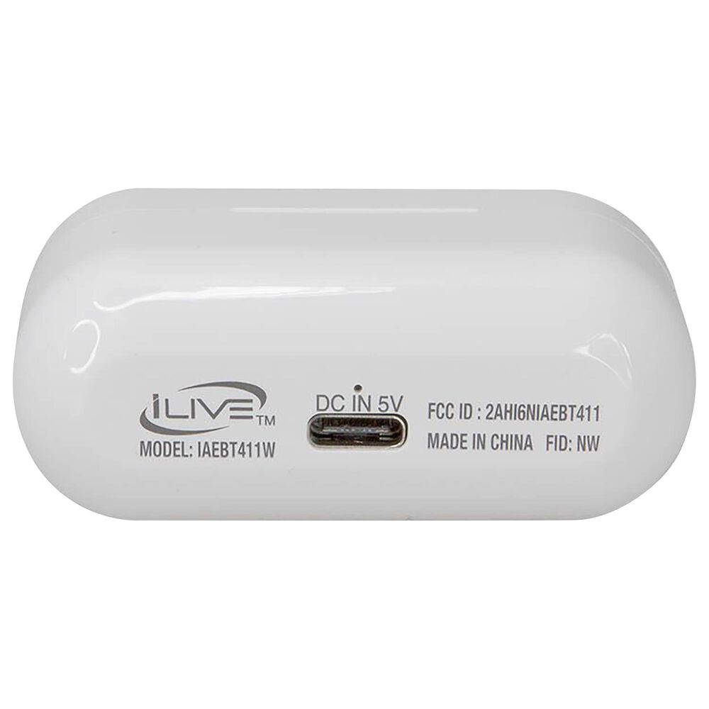 iLive Truly Wireless Noise Canceling Earbuds in White, , large