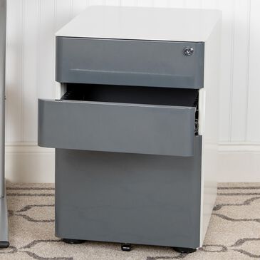 Flash Furniture 3-Drawer Mobile File in Gray, , large
