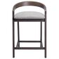 Zuo Modern Troy Counter Stool in Dove Gray & Espresso, , large