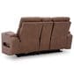 Ashley Point Clear Power Reclining Loveseat in Caramel, , large