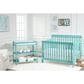 Hearth and Haven Riley 4-In-1 Convertible Crib in Turquoise, , large