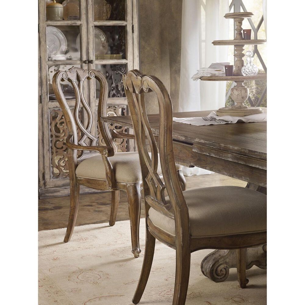 Hooker Furniture Chatelet Splatback Side Chair in Flax Natural &#40;Set of 2&#41;, , large