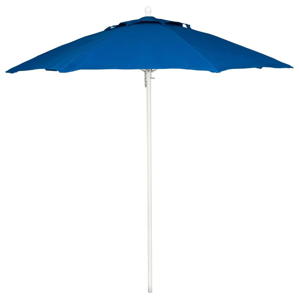 Floating Luxuries Kai Luxury 7.5" Octagonal Fiberglass Market Pool Umbrella in Pacific Blue, , large
