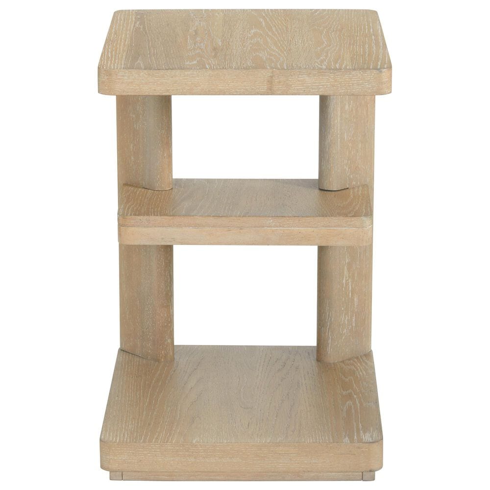 Golden Wave Furniture Pacific Grove Chairside Table in Sand Dune, , large