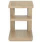 Golden Wave Furniture Pacific Grove Chairside Table in Sand Dune, , large