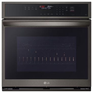 LG 4.7 cu. ft. Smart Single Wall Oven with Fan Convection, Air Fry, PrintProof?® Black Stainless Steel, , large