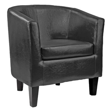 CorLiving Medium Tub Chair in Black, , large