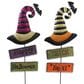 The Gerson Company 37" Witch"s Hat with Halloween Signs (Set of 2), , large