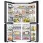 Samsung Bespoke 28.6 Cu. Ft. 4-Door Flex French Door Refrigerator AI Family Hub+ in White Glass, , large