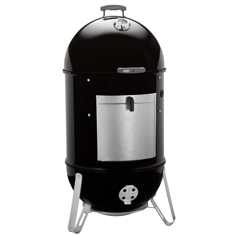 Weber 22&quot; Smokey Mountain Cooker Smoker in Black, , large
