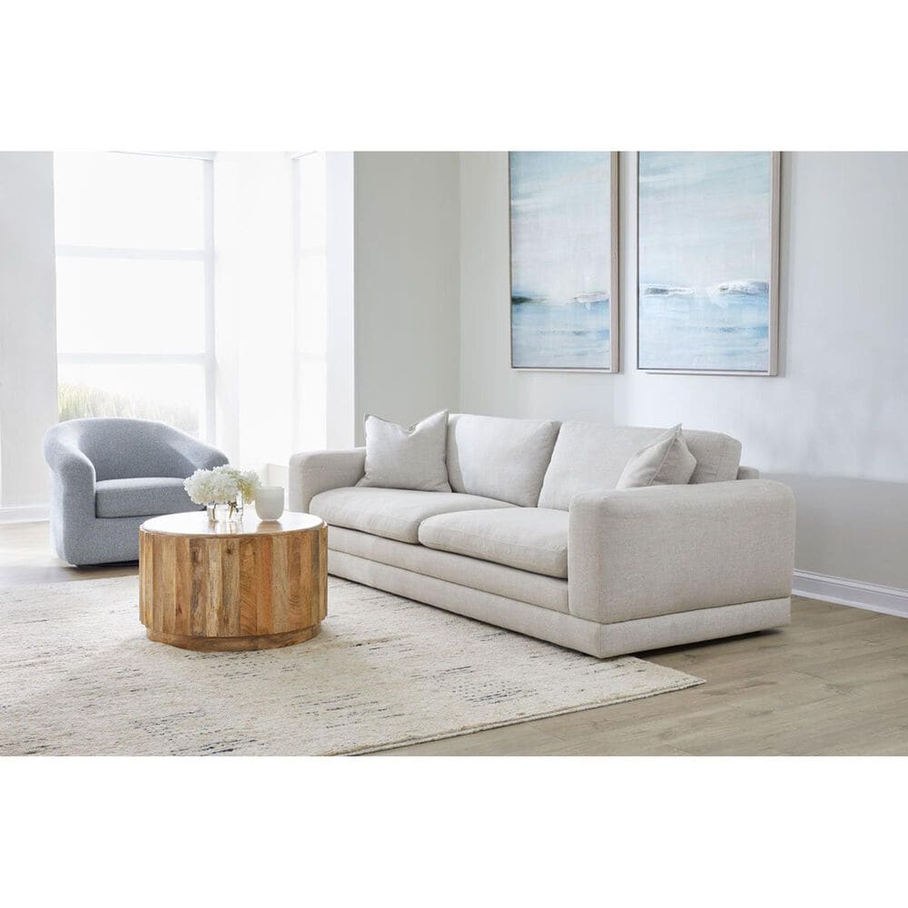 Kuka &#40;Hk&#41; Trade Co Lmt Motion Carmel Stationary Sofa in Pismo Linen, , large