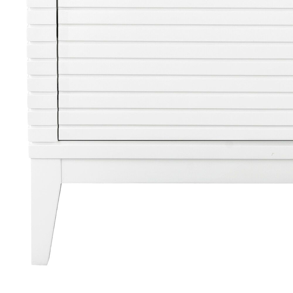James Martin Vanities Linear 36&quot; Single Vanity Cabinet in Glossy White, , large