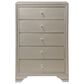 Crown Mark Lyssa 4-Piece Full Panel Bedroom Set with Chest in Champagne, , large
