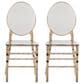 Rta Products Llc Ghost Stackable Side Chair in Amber (Set of 2), , large