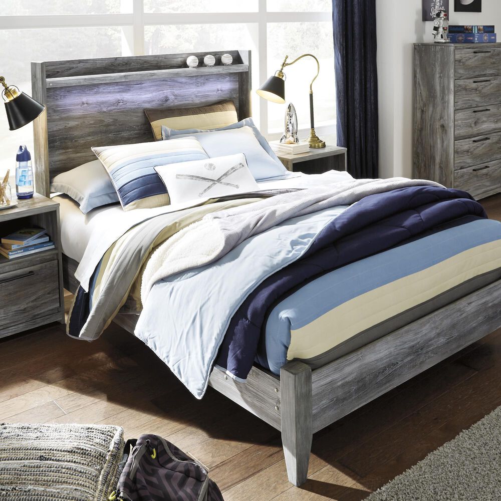 Ashley Baystorm 3-Piece Full Panel Bed Set in Gray, , large
