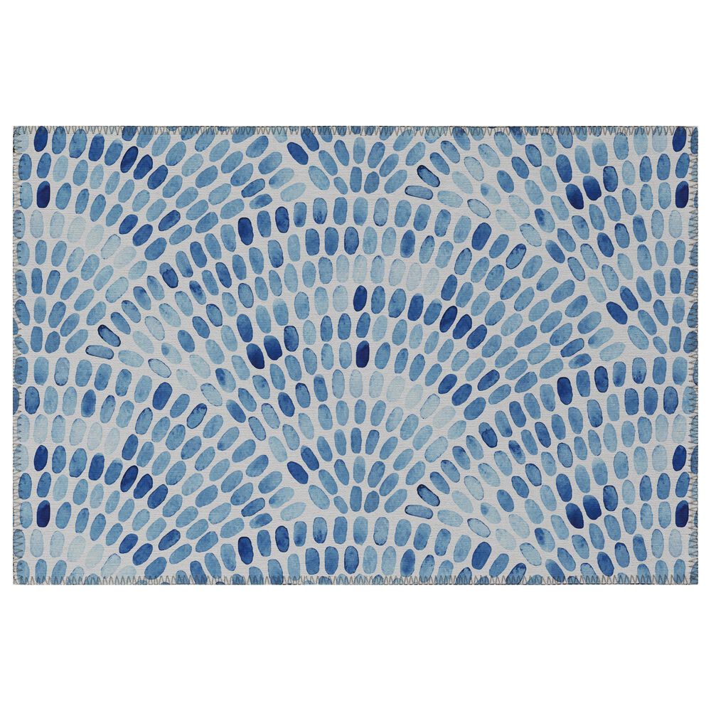 Dalyn Rug Company Seabreeze Geometric 1"8" x 2"6" Indigo Area Rug, , large