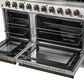 Forno Galiano 48" Freestanding Gas Range in White, , large