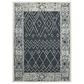 Amerr Berlin 2" x 3" Charcoal and White Area Rug, , large