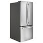 GE Appliances 20.8 Cu. Ft. French-Door Refrigerator with Automatic Defrost in Fingerprint Resistant Stainless Steel, , large