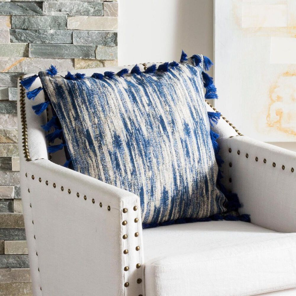 Safavieh Marni Pillow in Blue/Cream, , large