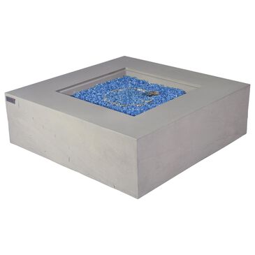 Elementi Fire Capertee Square Propane Fire Table in Space Gray, , large