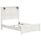 Ashley Gerridan Queen Panel Bed in White and Gray, , large