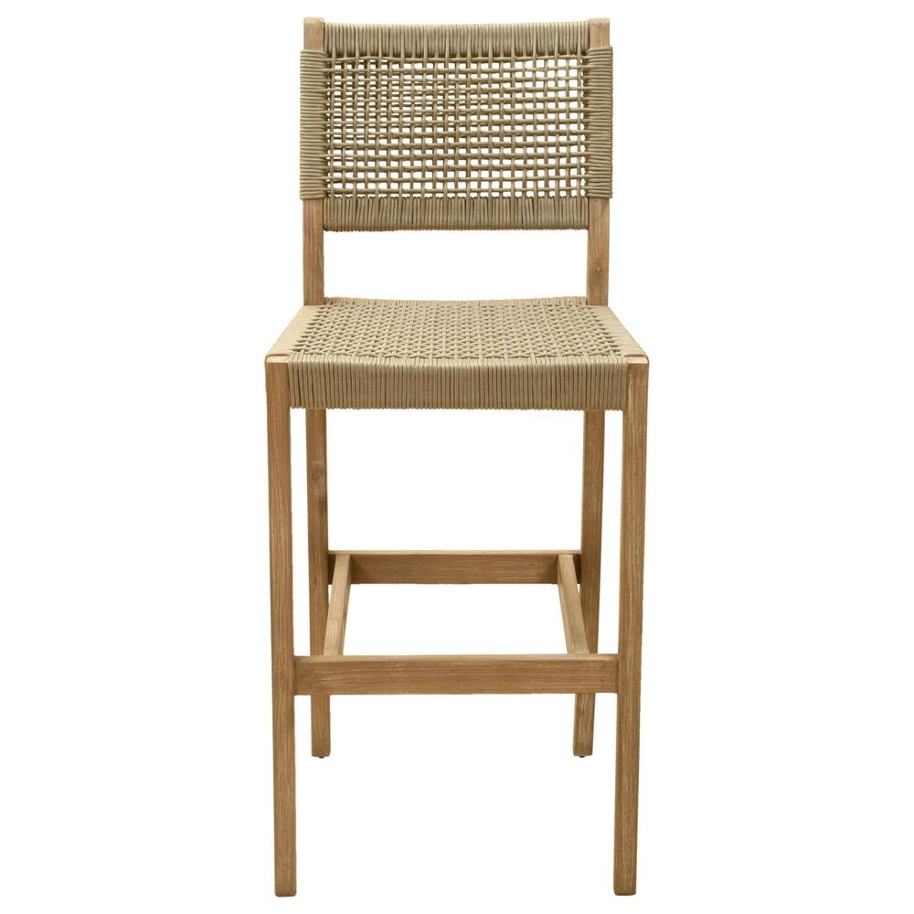 Zuo Modern Corde Patio Barstool in Beige, , large