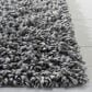 Safavieh Sheep Shag SSG212G 4" x 6" Silver Area Rug, , large