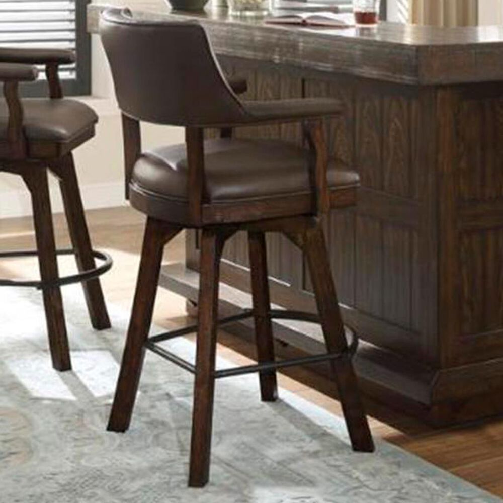 Radius 30" Bar Stool in Dark Distressed NFM