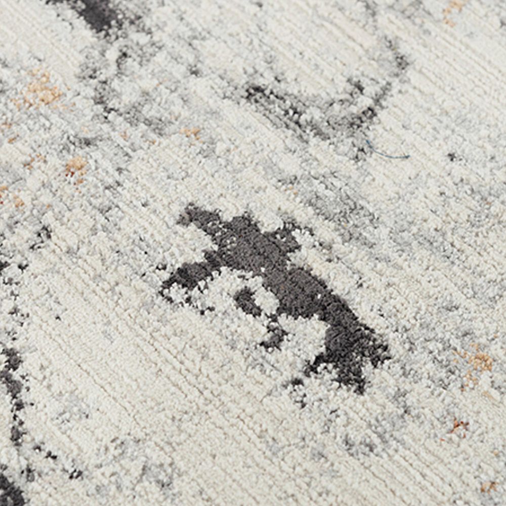 RIZZY Stratford 7&#39;10&quot; x 9&#39;10&quot; Neutral, Gray and Red Area Rug, , large