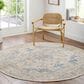 Surya Chicago CHG2308 7"10" Round Light Beige, Slate, Mustard, Blue, Brick Red, Taupe Area Rug, , large