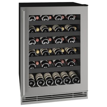 U-Line 24" Built-in Wine Refrigerator in Stainless Frame, , large
