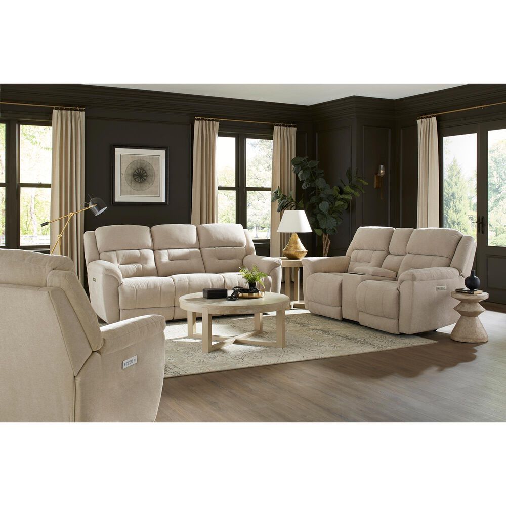 HomeStretch Knockout Power Loveseat in Parkway Stone, , large