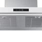 Samsung Bespoke 30" Bespoke Smart Wall Mount Hood with LCD Display in Clean White and Stainless Steel, , large
