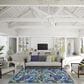Dalyn Rug Company Seabreeze Abstract 6" x 9" Indigo Area Rug, , large