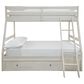 Ashley Robbinsdale Twin over Full Bunk Bed with Storage in Antique White, , large