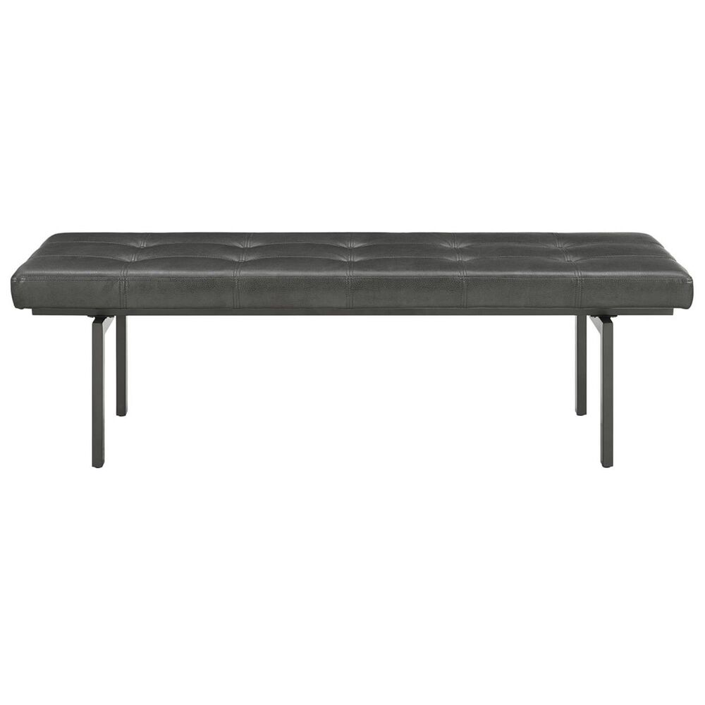 Accentric Approach Tru Modern Benton Bed Bench in Grey, , large