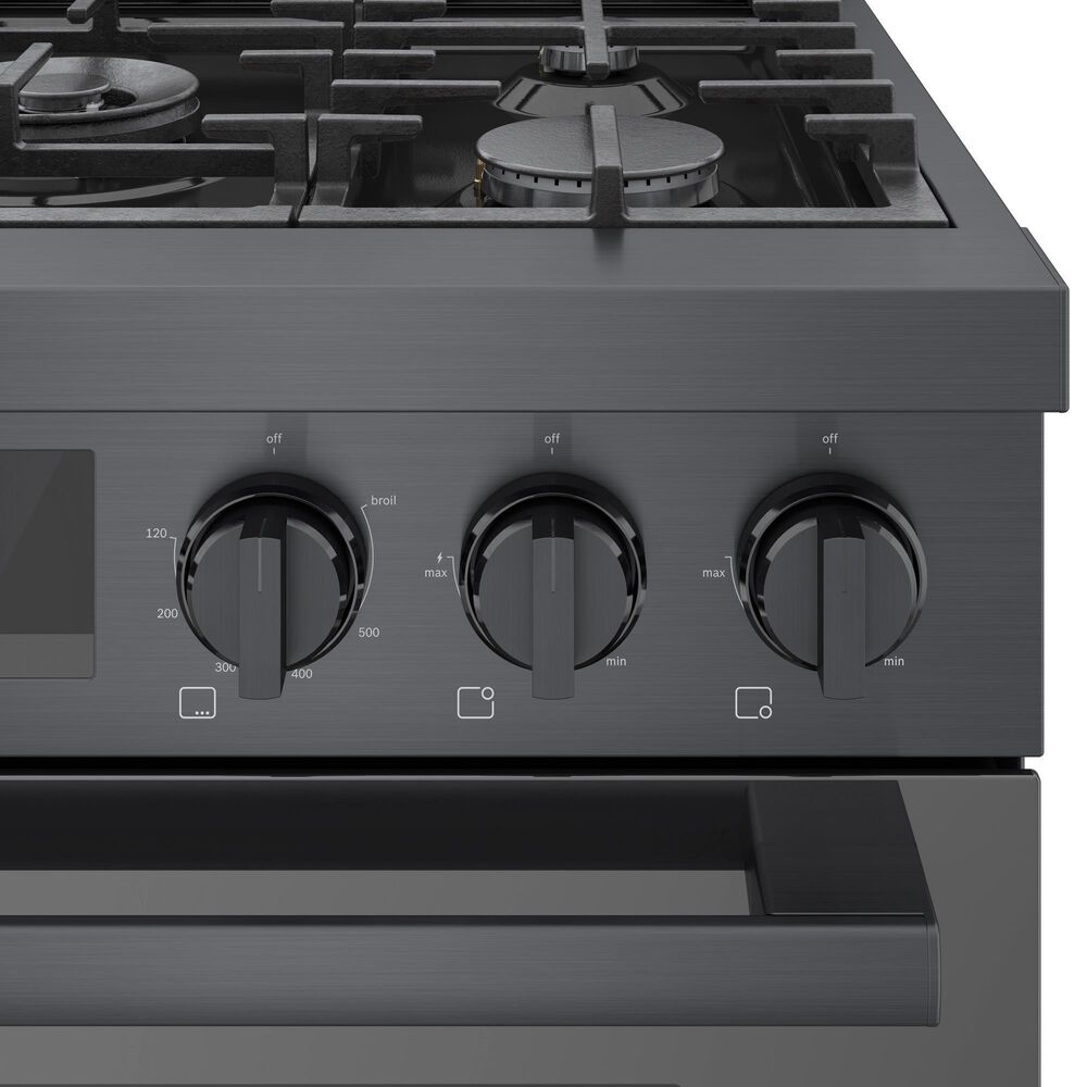Bosch 30&quot; Freestanding Gas Range in Black Stainless Steel, , large