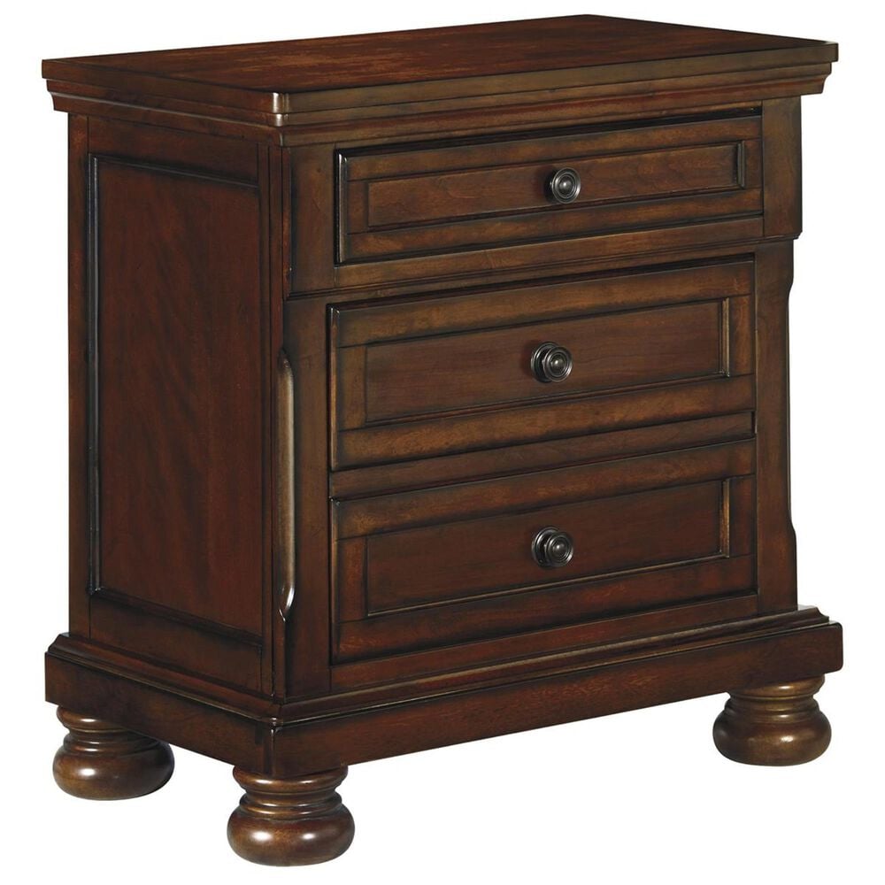 Millenium Porter 4-Piece Queen Bedroom Set in Burnished Brown, , large