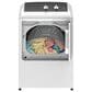 GE Appliances 6.2 Cu. Ft. Electric Dryer in White and Stainless Steel, , large